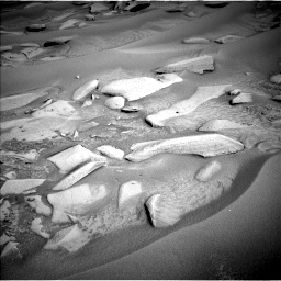 Nasa's Mars rover Curiosity acquired this image using its Left Navigation Camera on Sol 3808, at drive 300, site number 101