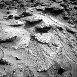 Nasa's Mars rover Curiosity acquired this image using its Left Navigation Camera on Sol 3810, at drive 504, site number 101