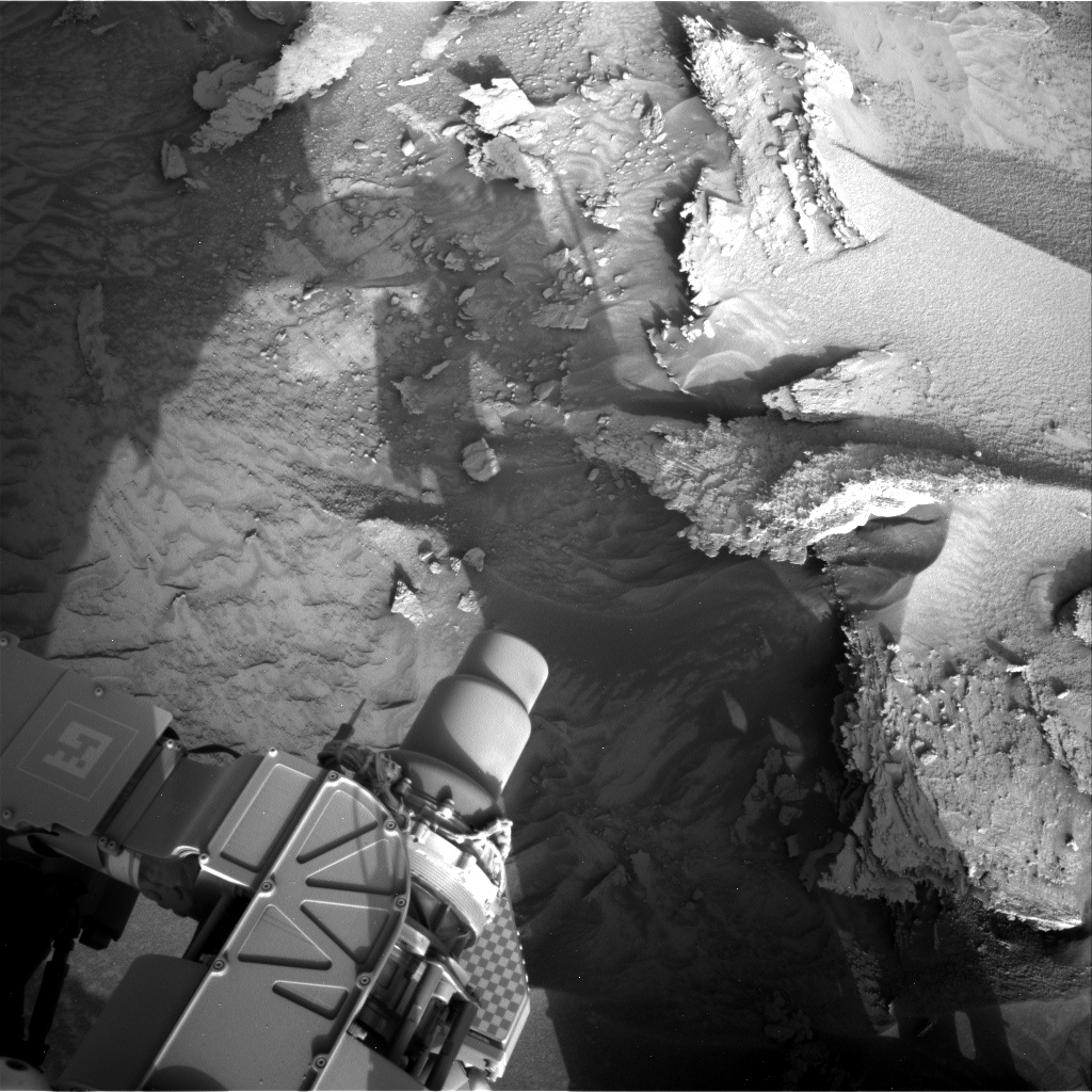 Nasa's Mars rover Curiosity acquired this image using its Right Navigation Camera on Sol 3810, at drive 522, site number 101