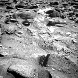 Nasa's Mars rover Curiosity acquired this image using its Left Navigation Camera on Sol 3812, at drive 636, site number 101