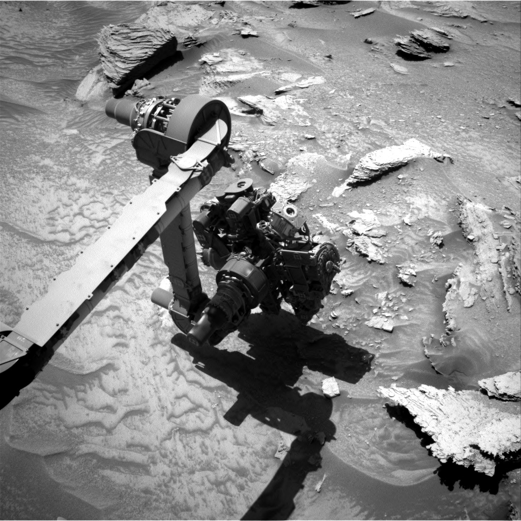 Nasa's Mars rover Curiosity acquired this image using its Right Navigation Camera on Sol 3812, at drive 522, site number 101