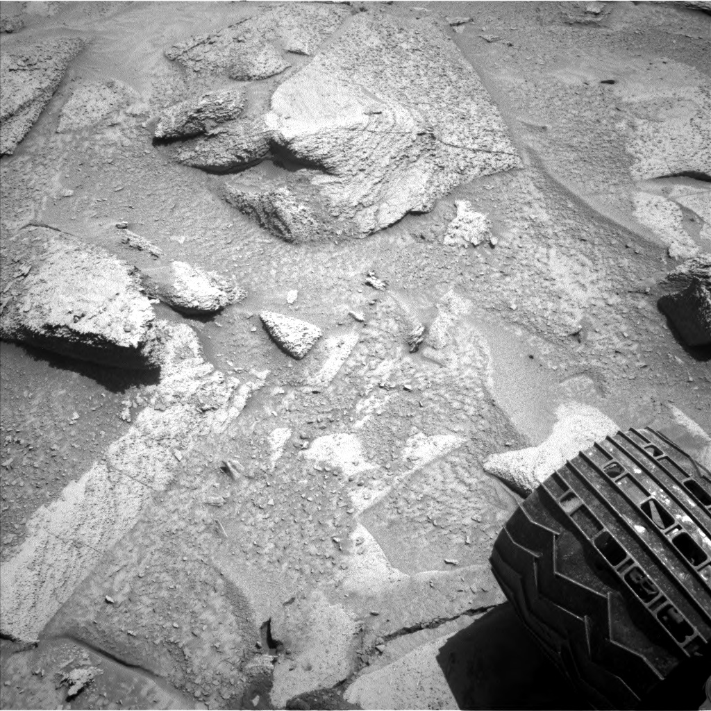 Nasa's Mars rover Curiosity acquired this image using its Left Navigation Camera on Sol 3815, at drive 774, site number 101