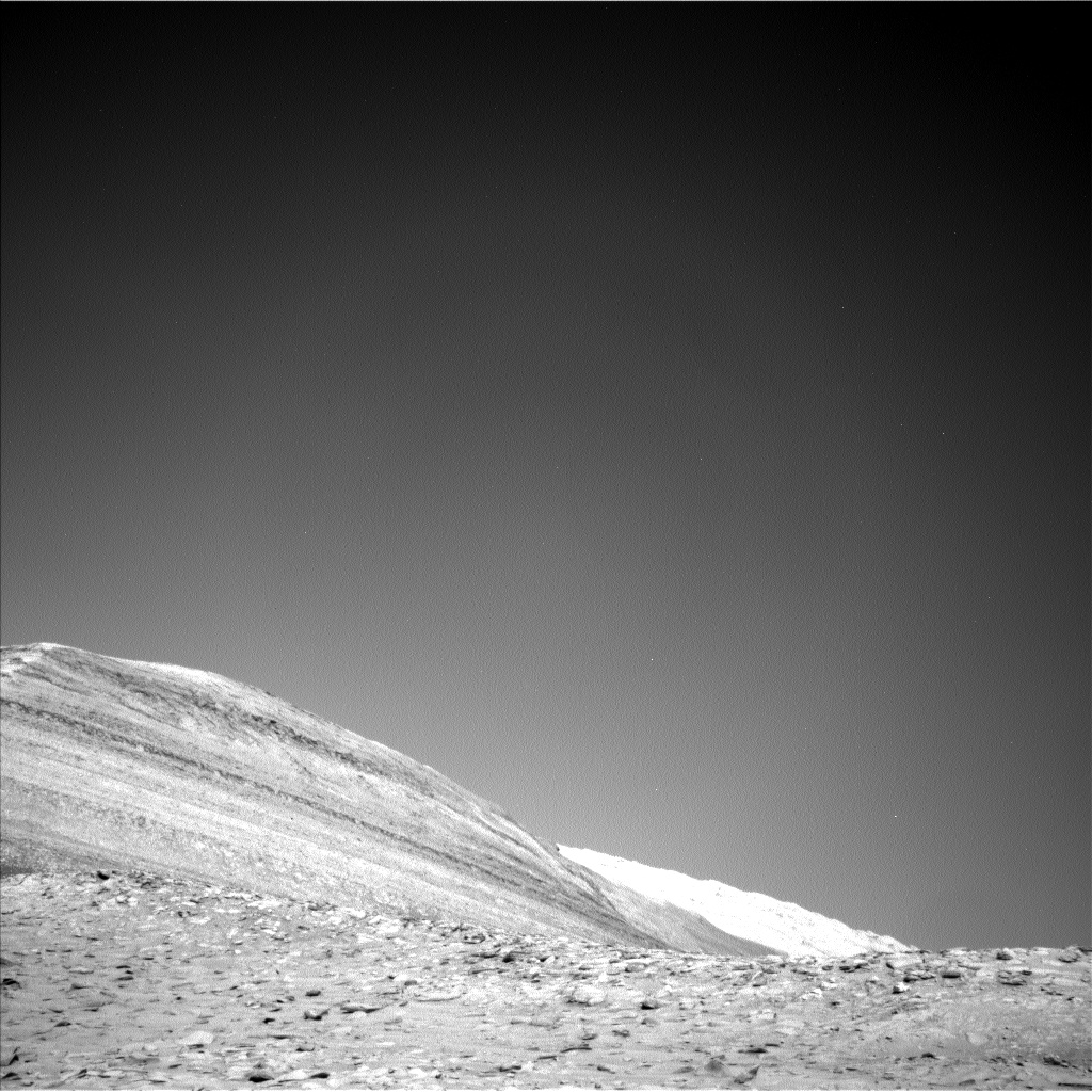 Nasa's Mars rover Curiosity acquired this image using its Left Navigation Camera on Sol 3823, at drive 774, site number 101