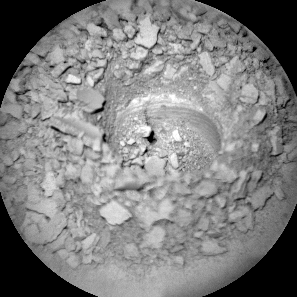 Nasa's Mars rover Curiosity acquired this image using its Chemistry & Camera (ChemCam) on Sol 3825, at drive 774, site number 101