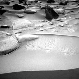 Nasa's Mars rover Curiosity acquired this image using its Left Navigation Camera on Sol 3839, at drive 1104, site number 101
