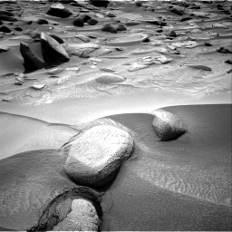 Nasa's Mars rover Curiosity acquired this image using its Right Navigation Camera on Sol 3843, at drive 1174, site number 101