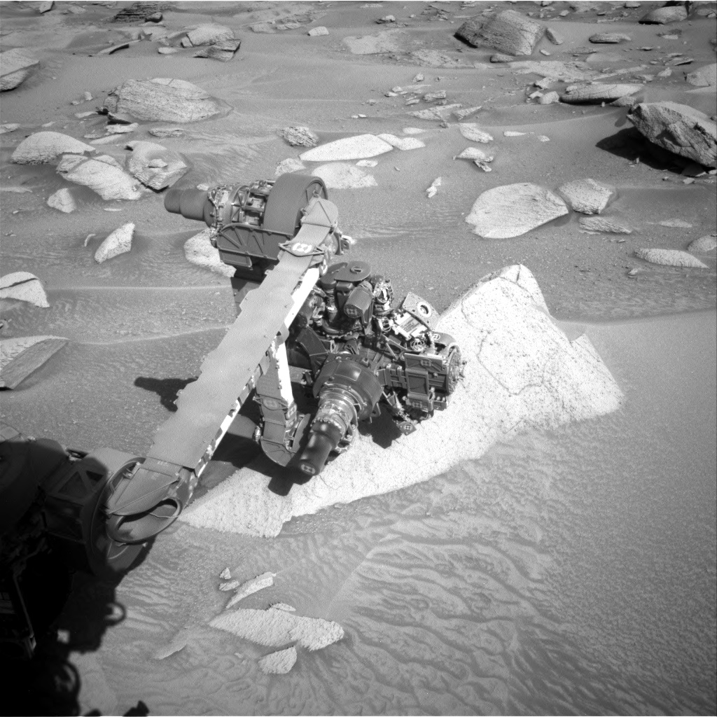 Nasa's Mars rover Curiosity acquired this image using its Right Navigation Camera on Sol 3845, at drive 1246, site number 101