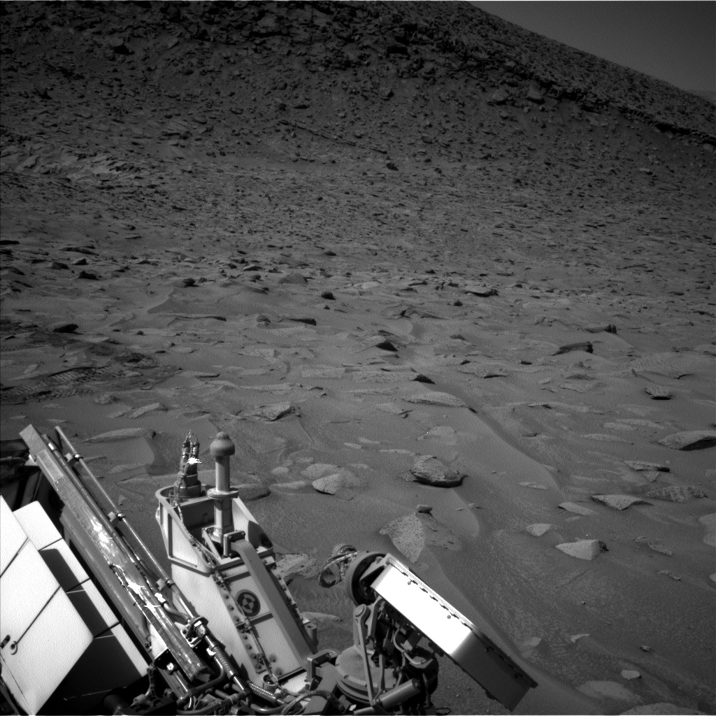 Nasa's Mars rover Curiosity acquired this image using its Left Navigation Camera on Sol 3849, at drive 1396, site number 101