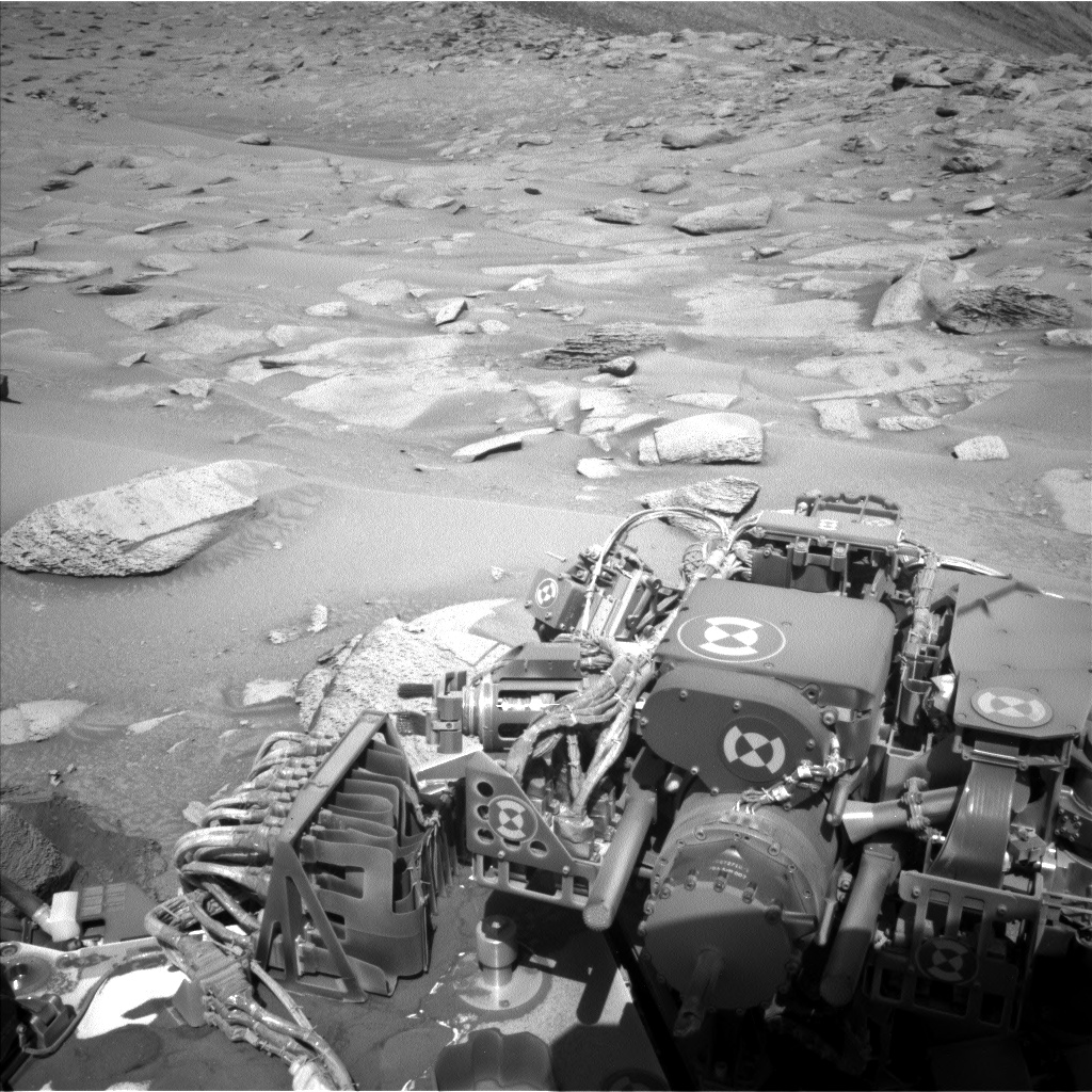 Nasa's Mars rover Curiosity acquired this image using its Left Navigation Camera on Sol 3849, at drive 1396, site number 101