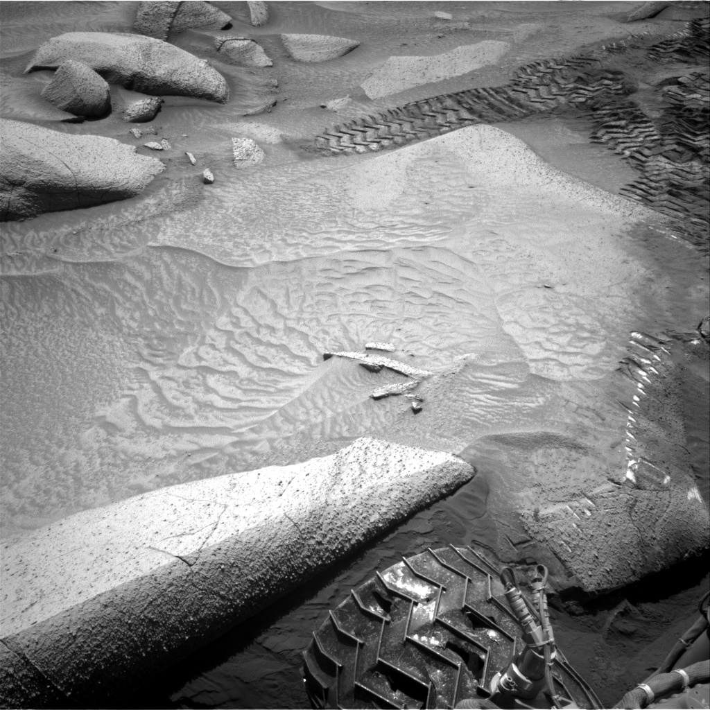 Nasa's Mars rover Curiosity acquired this image using its Right Navigation Camera on Sol 3849, at drive 1366, site number 101