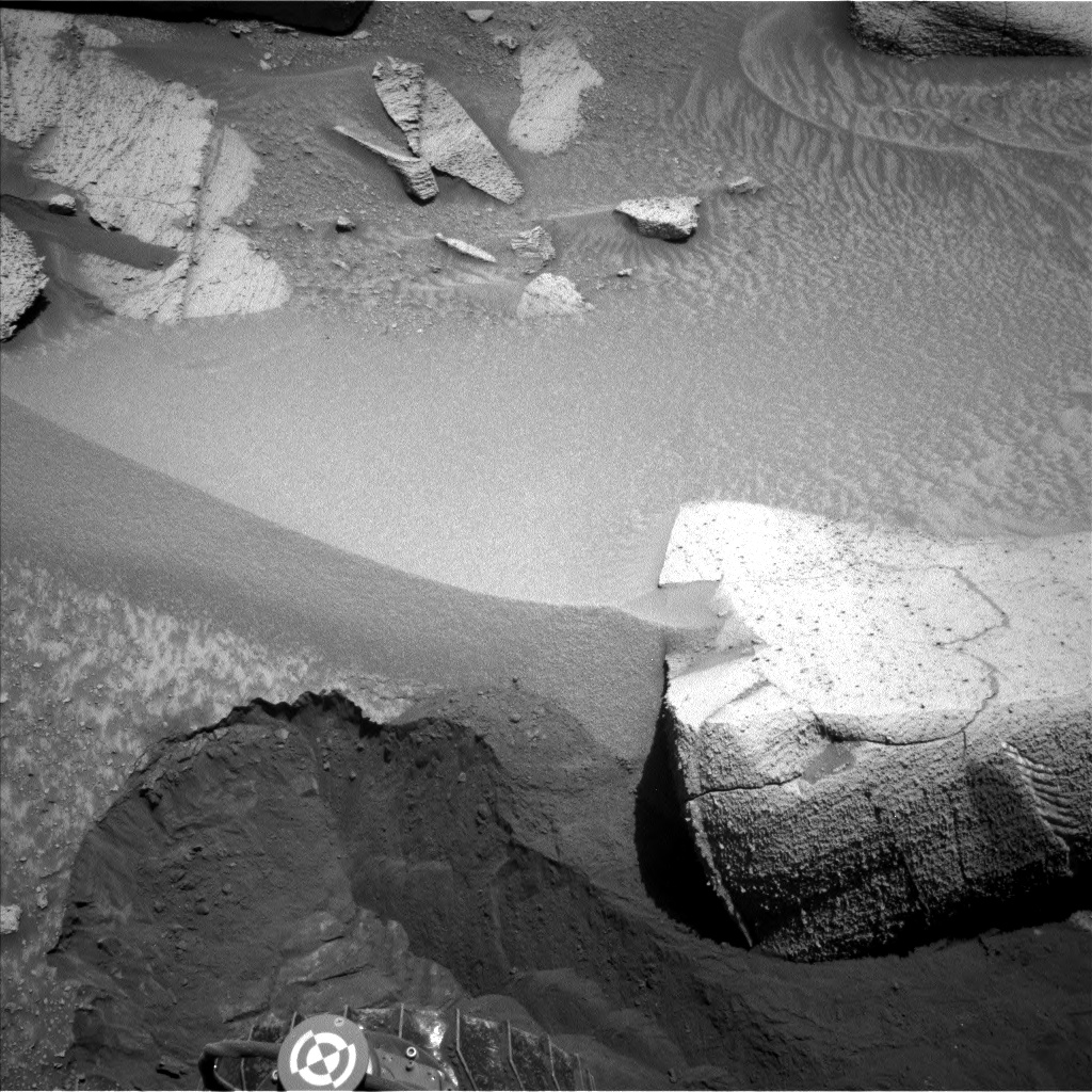 Nasa's Mars rover Curiosity acquired this image using its Left Navigation Camera on Sol 3850, at drive 1396, site number 101
