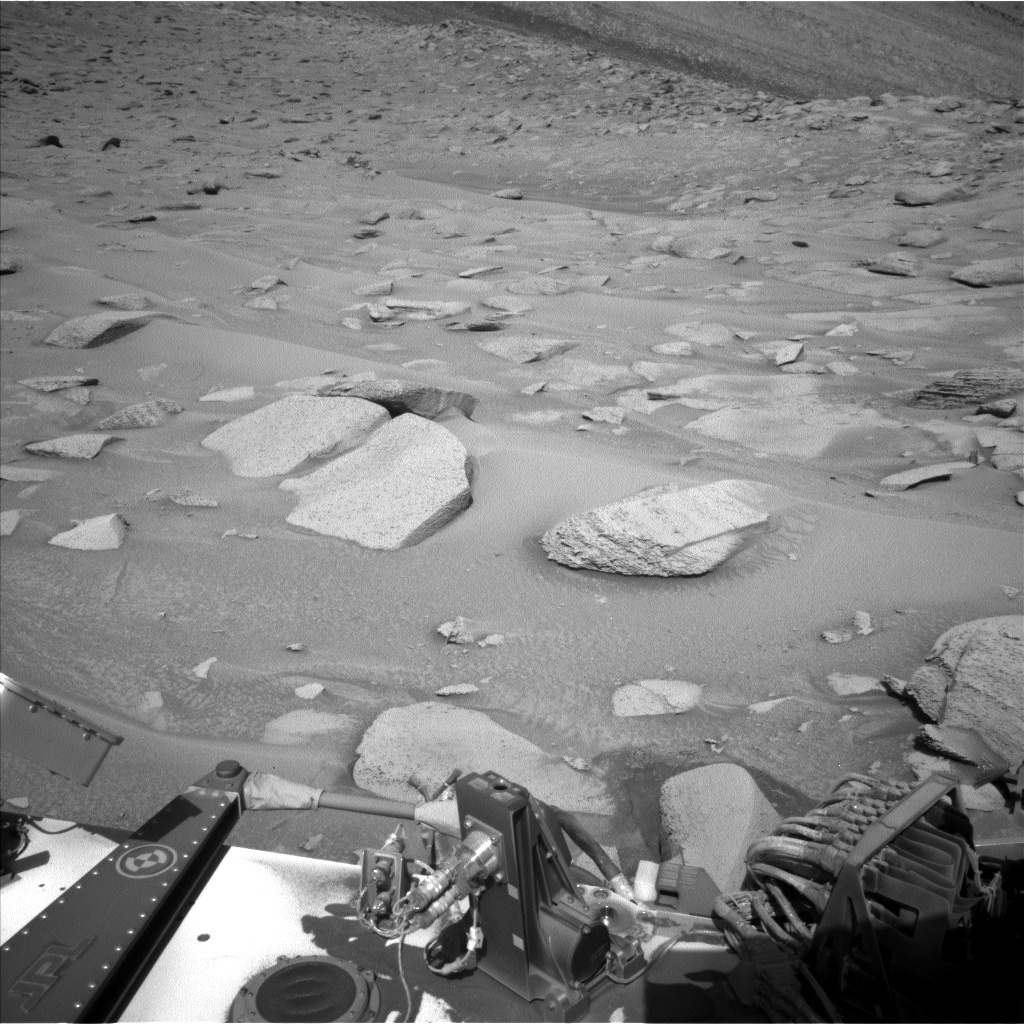 Nasa's Mars rover Curiosity acquired this image using its Left Navigation Camera on Sol 3851, at drive 1402, site number 101