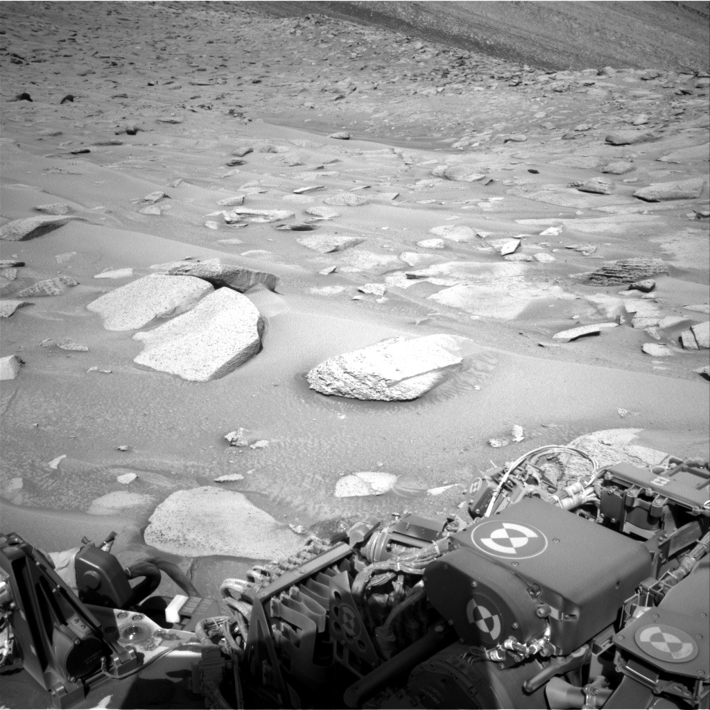 Nasa's Mars rover Curiosity acquired this image using its Right Navigation Camera on Sol 3851, at drive 1402, site number 101