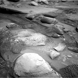Nasa's Mars rover Curiosity acquired this image using its Left Navigation Camera on Sol 3857, at drive 1534, site number 101