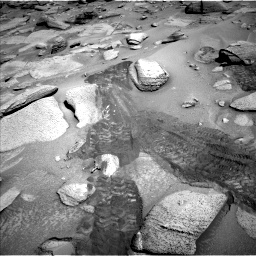 Nasa's Mars rover Curiosity acquired this image using its Left Navigation Camera on Sol 3857, at drive 1558, site number 101