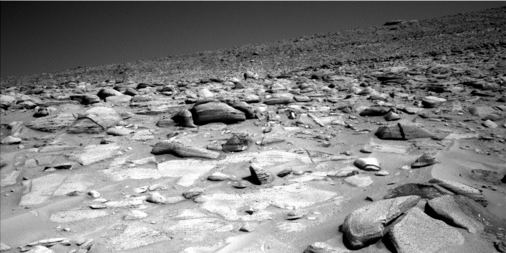 Nasa's Mars rover Curiosity acquired this image using its Left Navigation Camera on Sol 3857, at drive 1606, site number 101