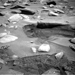 Nasa's Mars rover Curiosity acquired this image using its Right Navigation Camera on Sol 3857, at drive 1498, site number 101