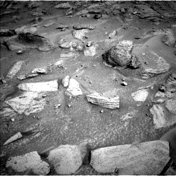 Nasa's Mars rover Curiosity acquired this image using its Left Navigation Camera on Sol 3860, at drive 1810, site number 101