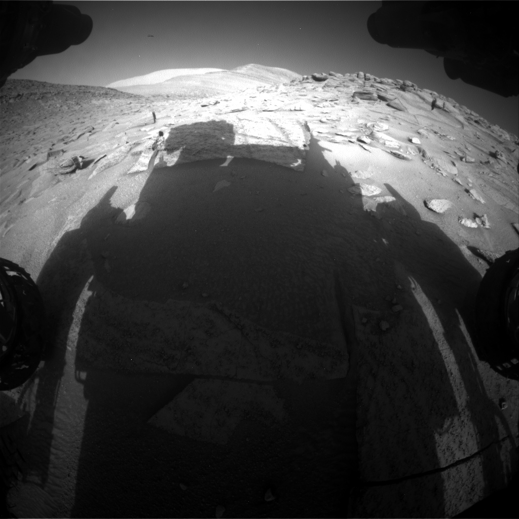 Nasa's Mars rover Curiosity acquired this image using its Front Hazard Avoidance Camera (Front Hazcam) on Sol 3865, at drive 2474, site number 101