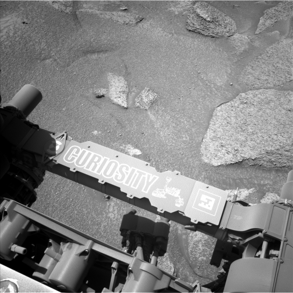 Nasa's Mars rover Curiosity acquired this image using its Left Navigation Camera on Sol 3867, at drive 2616, site number 101