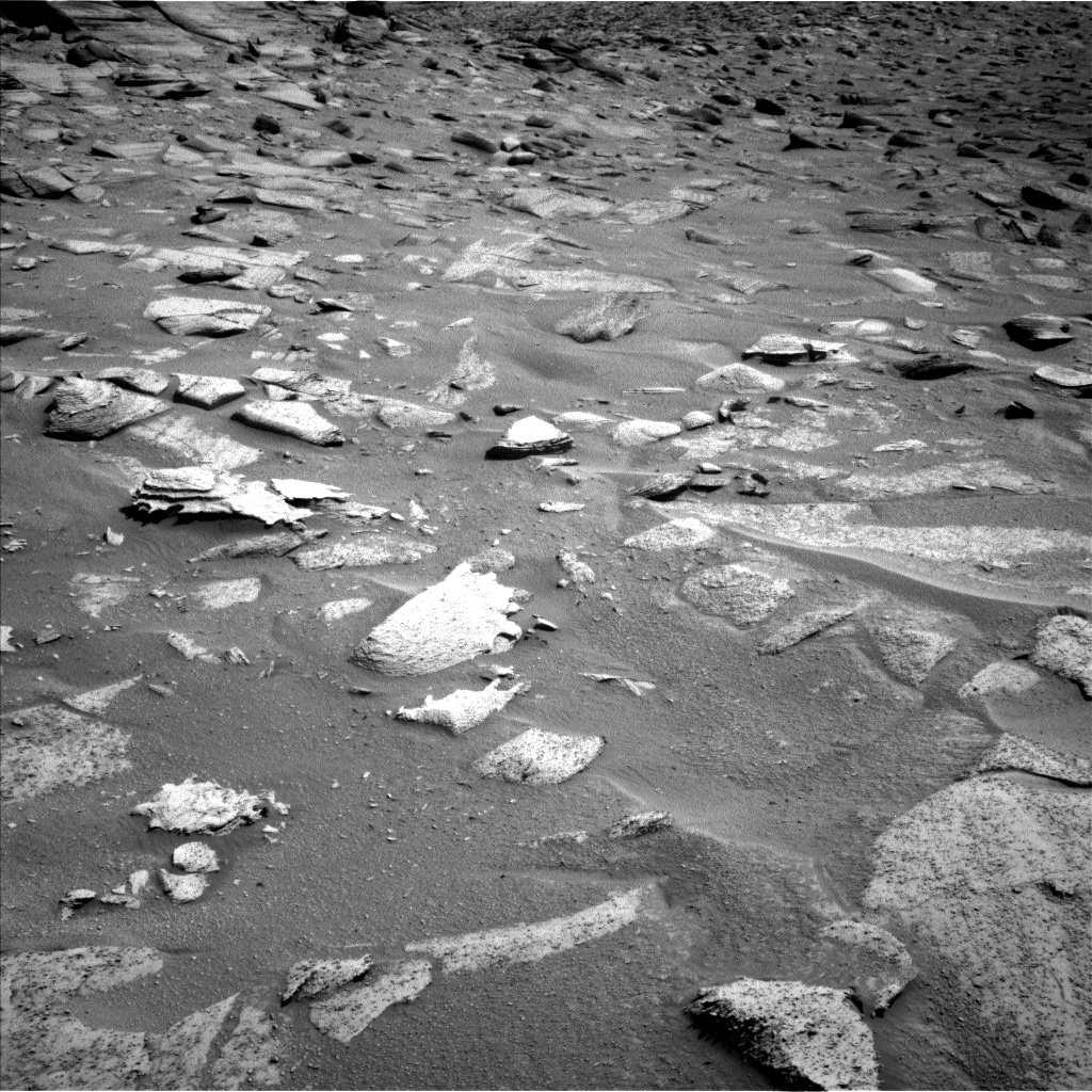 Nasa's Mars rover Curiosity acquired this image using its Left Navigation Camera on Sol 3870, at drive 0, site number 102