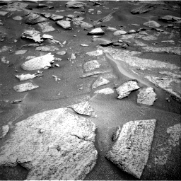 Nasa's Mars rover Curiosity acquired this image using its Right Navigation Camera on Sol 3870, at drive 2846, site number 101