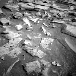 Nasa's Mars rover Curiosity acquired this image using its Left Navigation Camera on Sol 3871, at drive 42, site number 102