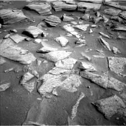 Nasa's Mars rover Curiosity acquired this image using its Left Navigation Camera on Sol 3871, at drive 48, site number 102