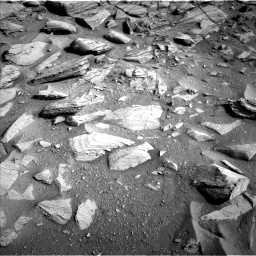 Nasa's Mars rover Curiosity acquired this image using its Left Navigation Camera on Sol 3871, at drive 228, site number 102