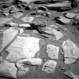 Nasa's Mars rover Curiosity acquired this image using its Left Navigation Camera on Sol 3873, at drive 462, site number 102