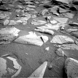 Nasa's Mars rover Curiosity acquired this image using its Left Navigation Camera on Sol 3873, at drive 486, site number 102