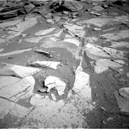 Nasa's Mars rover Curiosity acquired this image using its Right Navigation Camera on Sol 3873, at drive 396, site number 102