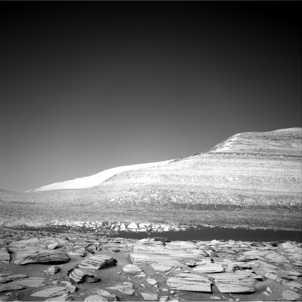 Nasa's Mars rover Curiosity acquired this image using its Right Navigation Camera on Sol 3874, at drive 492, site number 102