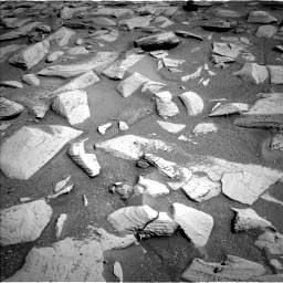 Nasa's Mars rover Curiosity acquired this image using its Left Navigation Camera on Sol 3878, at drive 534, site number 102
