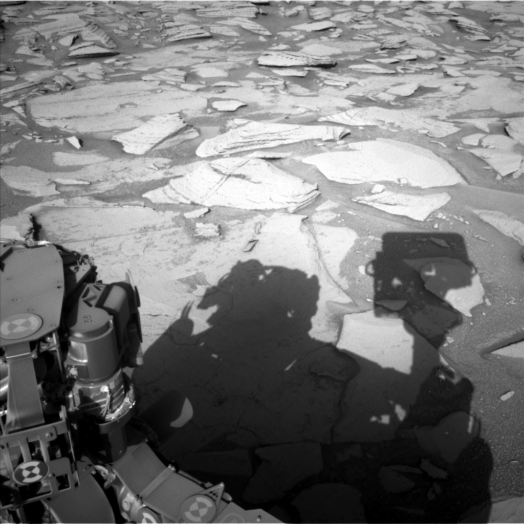Nasa's Mars rover Curiosity acquired this image using its Left Navigation Camera on Sol 3878, at drive 612, site number 102