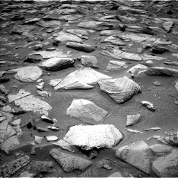 Nasa's Mars rover Curiosity acquired this image using its Left Navigation Camera on Sol 3880, at drive 768, site number 102