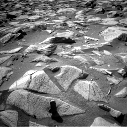 Nasa's Mars rover Curiosity acquired this image using its Left Navigation Camera on Sol 3880, at drive 912, site number 102