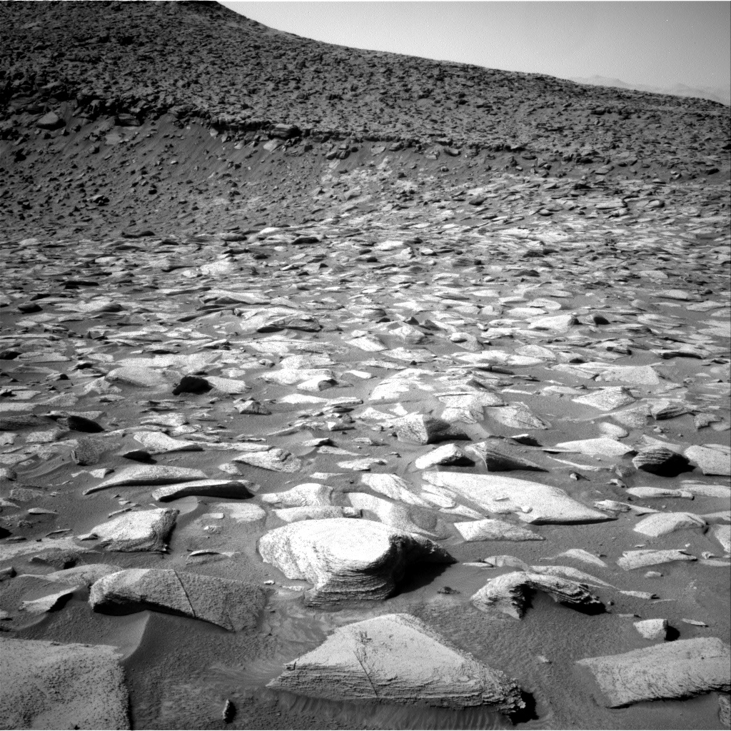 Nasa's Mars rover Curiosity acquired this image using its Right Navigation Camera on Sol 3885, at drive 1054, site number 102