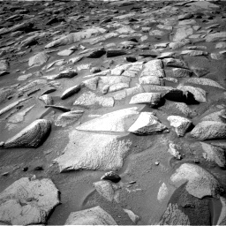 Nasa's Mars rover Curiosity acquired this image using its Right Navigation Camera on Sol 3887, at drive 1186, site number 102