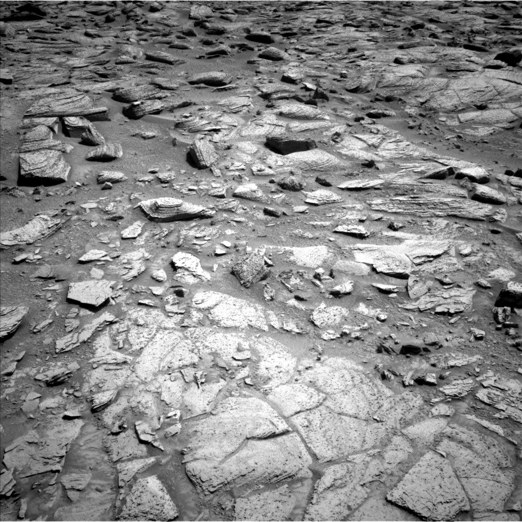 Nasa's Mars rover Curiosity acquired this image using its Left Navigation Camera on Sol 3894, at drive 1828, site number 102