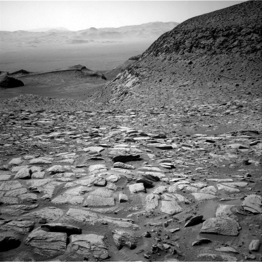 Nasa's Mars rover Curiosity acquired this image using its Right Navigation Camera on Sol 3894, at drive 1864, site number 102