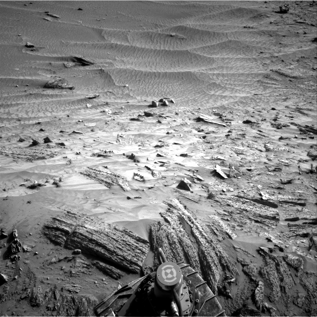 Nasa's Mars rover Curiosity acquired this image using its Right Navigation Camera on Sol 3898, at drive 2164, site number 102