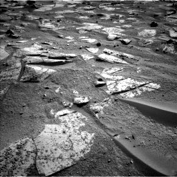 Nasa's Mars rover Curiosity acquired this image using its Left Navigation Camera on Sol 3912, at drive 646, site number 103
