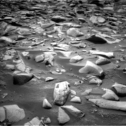 Nasa's Mars rover Curiosity acquired this image using its Left Navigation Camera on Sol 3917, at drive 1090, site number 103