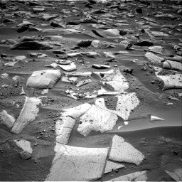 Nasa's Mars rover Curiosity acquired this image using its Right Navigation Camera on Sol 3917, at drive 1036, site number 103