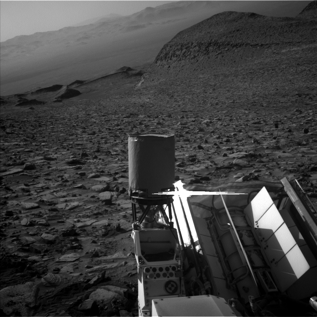 Nasa's Mars rover Curiosity acquired this image using its Left Navigation Camera on Sol 3921, at drive 1528, site number 103