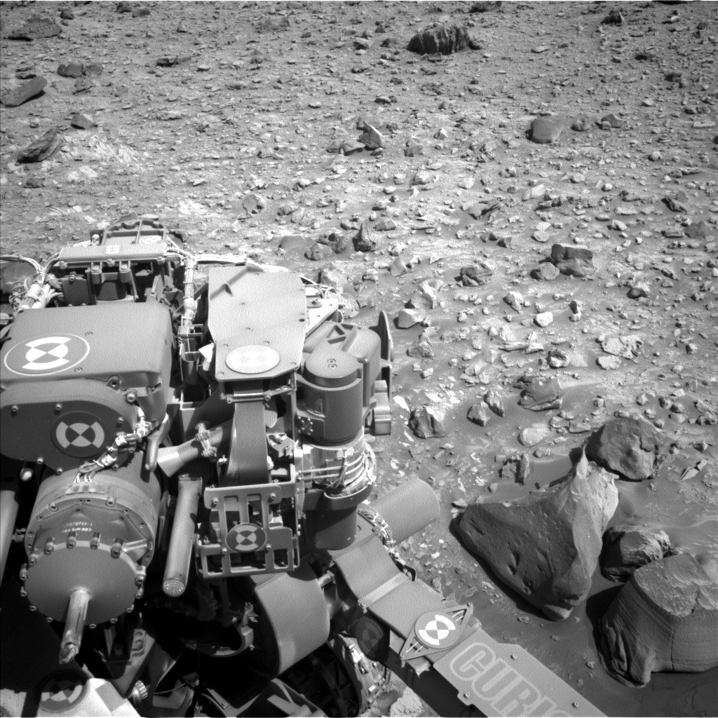 Nasa's Mars rover Curiosity acquired this image using its Left Navigation Camera on Sol 3924, at drive 1598, site number 103