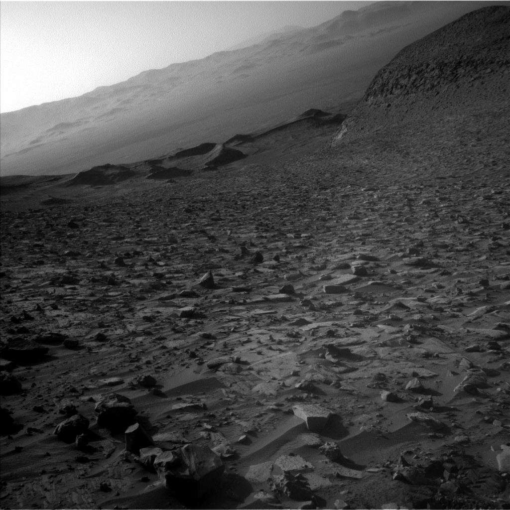Nasa's Mars rover Curiosity acquired this image using its Left Navigation Camera on Sol 3928, at drive 1742, site number 103