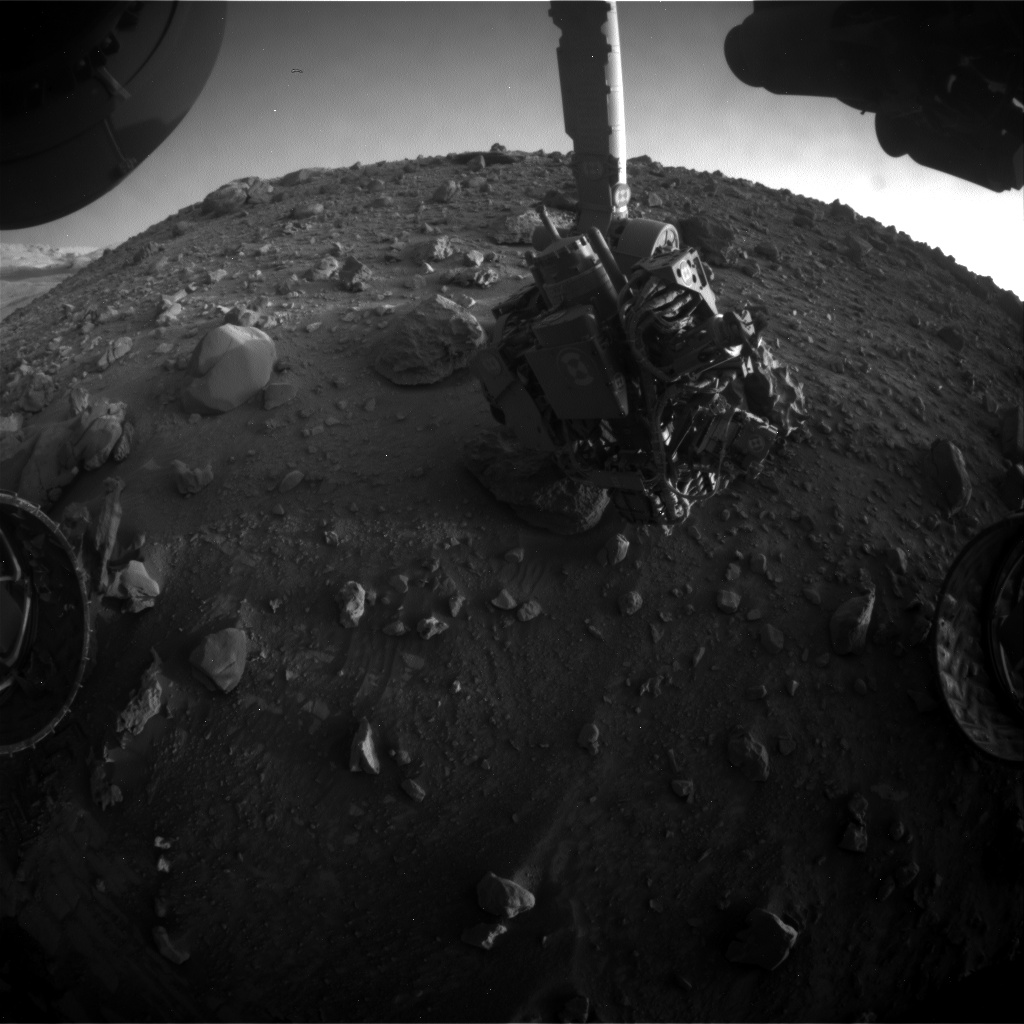 Nasa's Mars rover Curiosity acquired this image using its Front Hazard Avoidance Camera (Front Hazcam) on Sol 3930, at drive 1742, site number 103