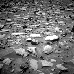 Nasa's Mars rover Curiosity acquired this image using its Left Navigation Camera on Sol 3931, at drive 1868, site number 103